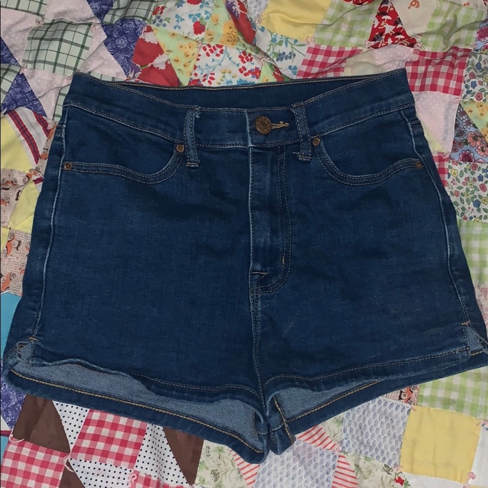 Summer high rise Jean shorts